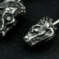 Rattlesnake Bar Stud Earrings - 925 Silver Handmade