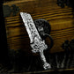 Runic Sword Pendant - 925 Silver Handmade Warrior Relic