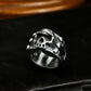 Pirate Skull Ring - 925 Silver Handmade