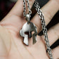 Spartan Helmet Pendant ¨C Handmade 925 Silver Warrior Mask Necklace