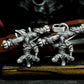 Monkey King Crossed Weapons Pendant - 925 Sterling Silver Handmade
