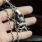 Monkey King Staff Pendant - Silver and Brass Mix - 925 Handmade