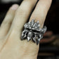 Demonic Dragon Mask Ring ¨C 925 Sterling Silver Handmade