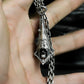 Eiffel Skull Pendant ¨C Handmade 925 Silver Paris Gothic Necklace