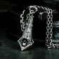 Eiffel Skull Pendant ¨C Handmade 925 Silver Paris Gothic Necklace