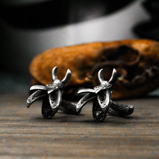 Mechanical Beetle Cufflinks - 925 Sterling Silver Handmade