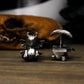 Penis Dickens Cufflinks, Erotic - 925 Sterling Silver Handmade