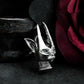 Masked Cat Girl Pendant - 925 Silver Handmade Gothic Persona
