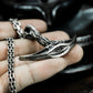 Bone Scythe Pendant ¨C 925 Silver Handmade