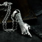 Severed Hand Pendant ¨C 925 Silver Handmade