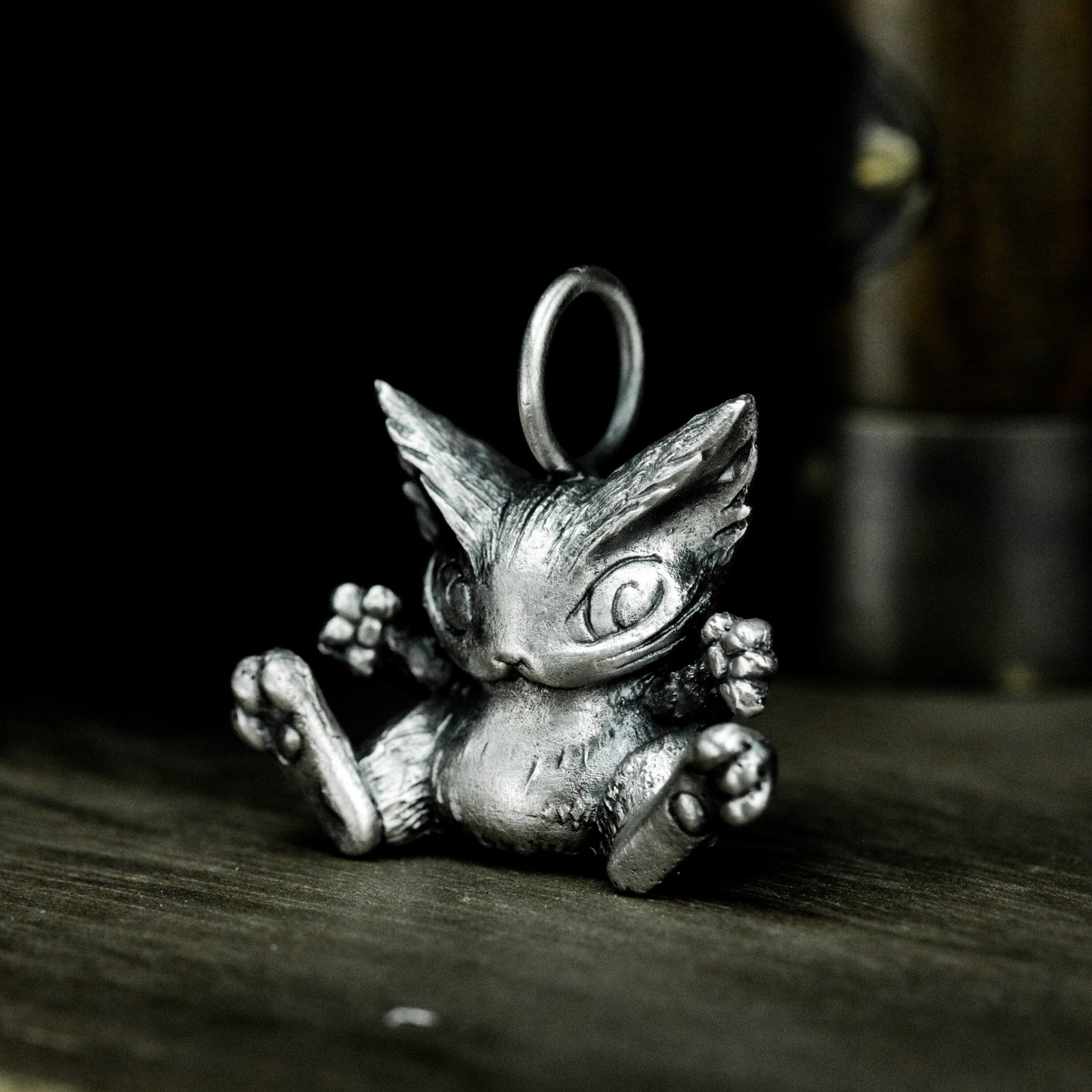 Fox Spirit Pendant - 925 Silver Handmade Forest Guardian