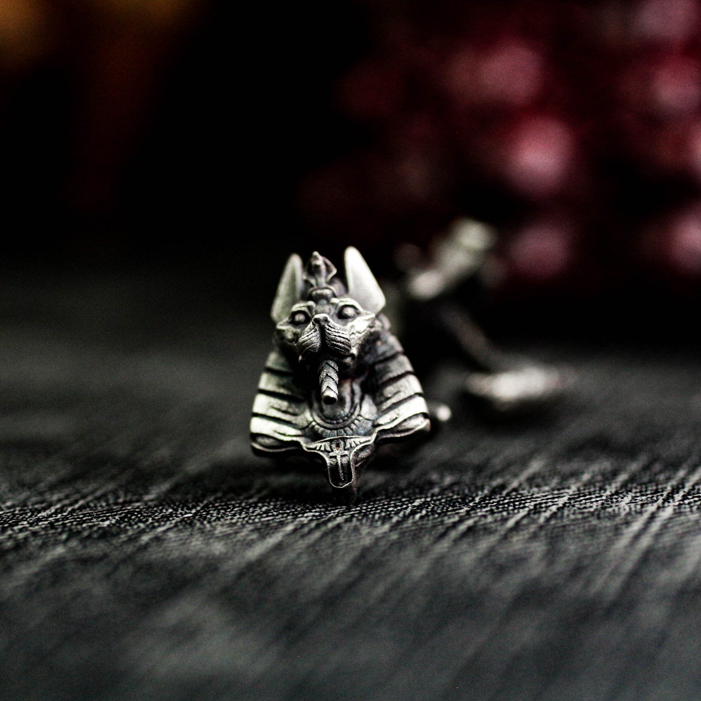 Pharaoh Anubis Cufflinks - 925 Sterling Silver Handmade