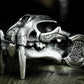 Saber-tooth Tiger Skull Ring - 925 Silver Handmade