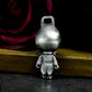 Doll Skull Pendant ¨C Handmade 925 Silver Gothic Toy Necklace