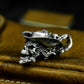 Cowboy Skull Pendant with Western Hat ¨C 925 Sterling Silver Handmade