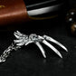 Bird Skull & Claw Pendant - 925 Silver Handmade Tribal Totem