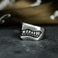Grinning Teeth Ring ¨C 925 Silver Handmade