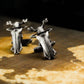 Beetle Cufflinks - Egyptian Symbol - 925 Sterling Silver Handmade