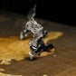 Angel Wings Skull Cufflinks - 925 Silver Handmade