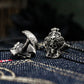 Indian Shaman Skull Cufflinks - 925 Silver Handmade