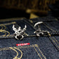 Praying Mantis Cufflinks - 925 Silver Handmade