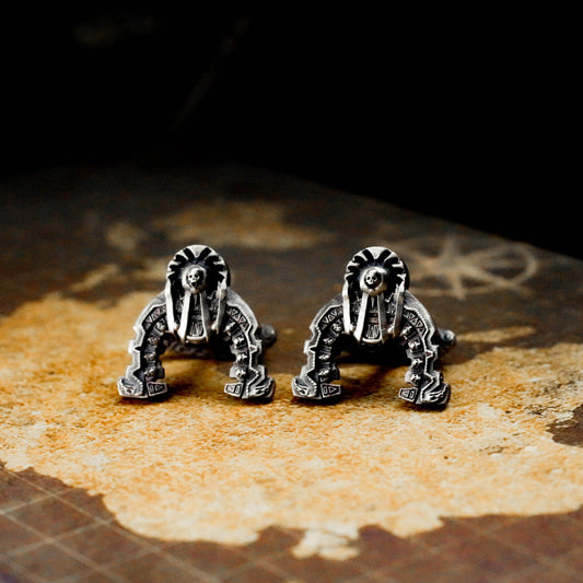 Maya Priestly Talisman Cufflinks - 925 Silver Handmade