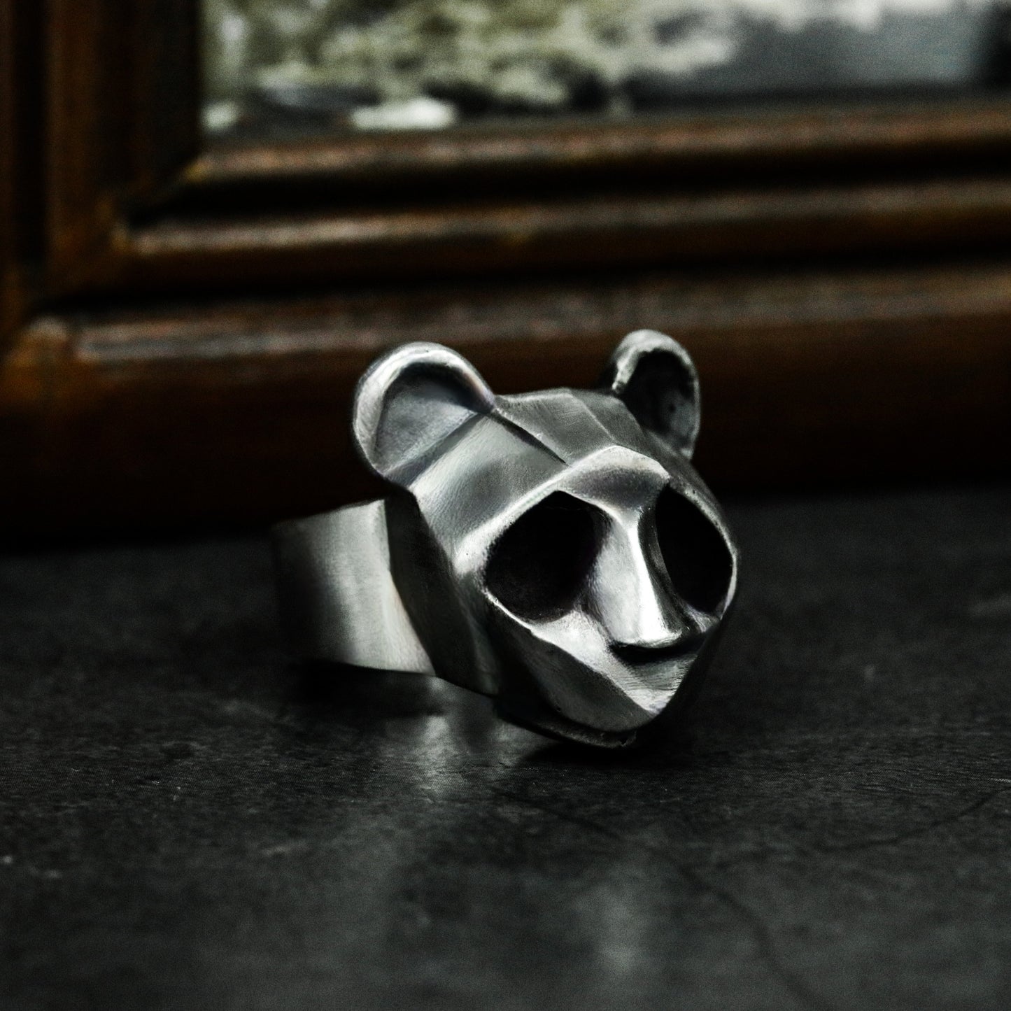 Panda Ring - 925 Silver Handmade