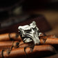 Vampire Wolf Mask Ring - 925 Silver Handmade