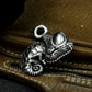 Chameleon Pendant with Coiled Body Design ¨C 925 Sterling Silver Handmade