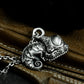 Chameleon Pendant with Coiled Body Design ¨C 925 Sterling Silver Handmade
