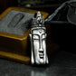 Bodhisattva Head Pendant - 925 Silver Handmade Sacred Serenity