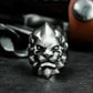 Lion Heart Ring ¨C Handmade 925 Silver Tribal King Band