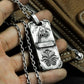 Horned Beast Pendant ¨C Handmade 925 Silver Occult Insignia Necklace