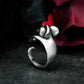 Red-Eyed Rat Ring ¨C 925 Sterling Silver Handmade