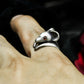 Red-Eyed Rat Ring ¨C 925 Sterling Silver Handmade