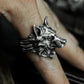 Wolf King Ring - 925 Silver Handmade