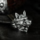 Wolf King Ring - 925 Silver Handmade