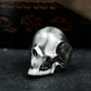 Flat Skull Ring ¨C 925 Silver Handmade