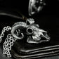 Beast Skull Pendant - 925 Silver Handmade