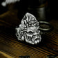 Wrathful God Ring ¨C 925 Silver Handmade