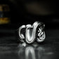 Medusa Viper Snake Ring - 925 Silver Handmade