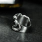 Medusa Viper Snake Ring - 925 Silver Handmade