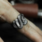 Medusa Viper Snake Ring - 925 Silver Handmade