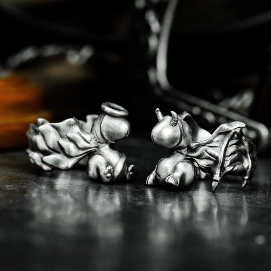Demon Angel Genital Ring - 925 Silver Handmade