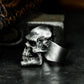 Red Skull Ring - 925 Silver Handmade