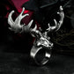 Antler Beast Ring ¨C Handmade 925 Silver Forest Guardian Band