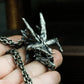 Dragon Skull Pendant ¨C 925 Sterling Silver Handmade