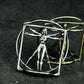 Vitruvian Man Pendant ¨C 925 Sterling Silver Handmade