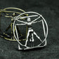 Vitruvian Man Pendant ¨C 925 Sterling Silver Handmade