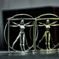Vitruvian Man Pendant ¨C 925 Sterling Silver Handmade